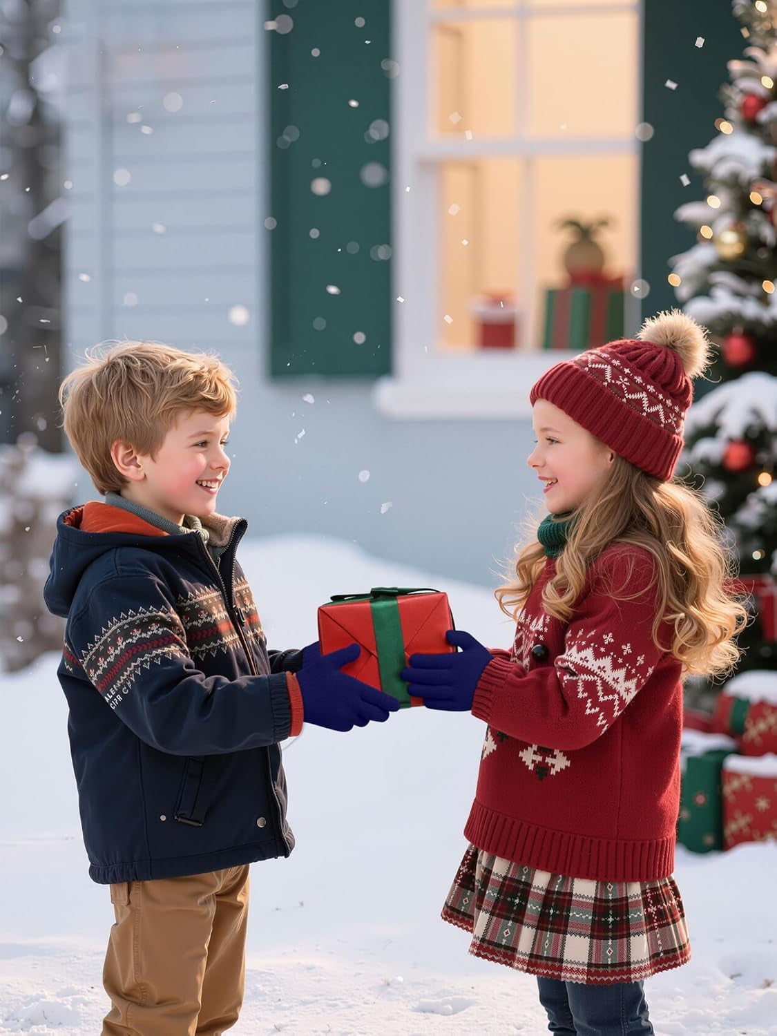 12 Pairs Kid'S Winter Magic Gloves Children Stretchy Warm Magic Gloves Boys or Girls Knit Gloves for 6-12 Years