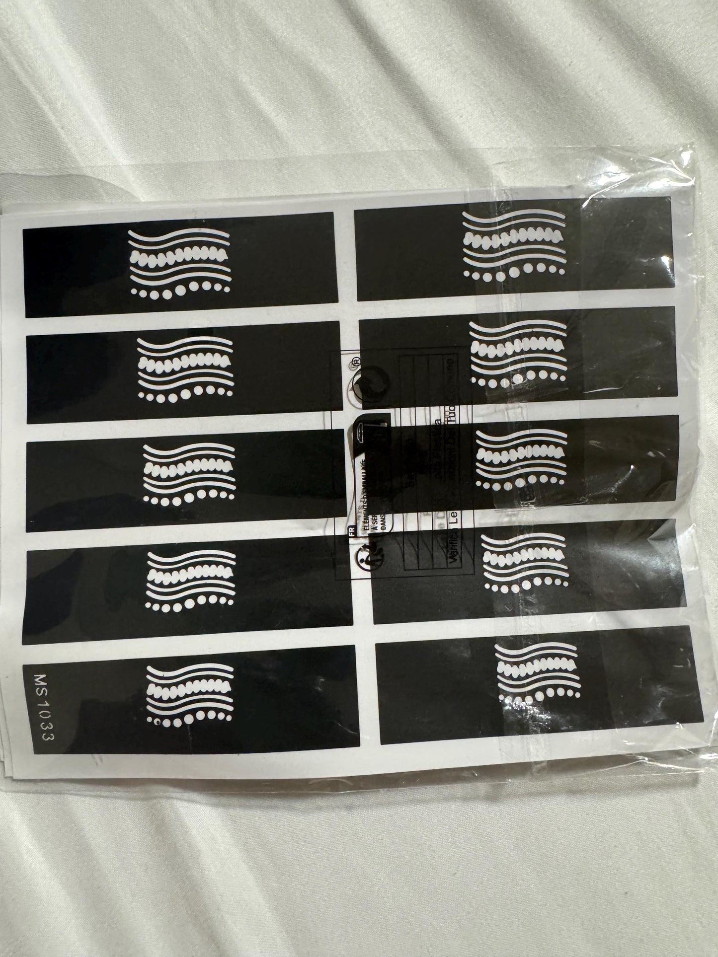 henna fingers stickers 3pcs