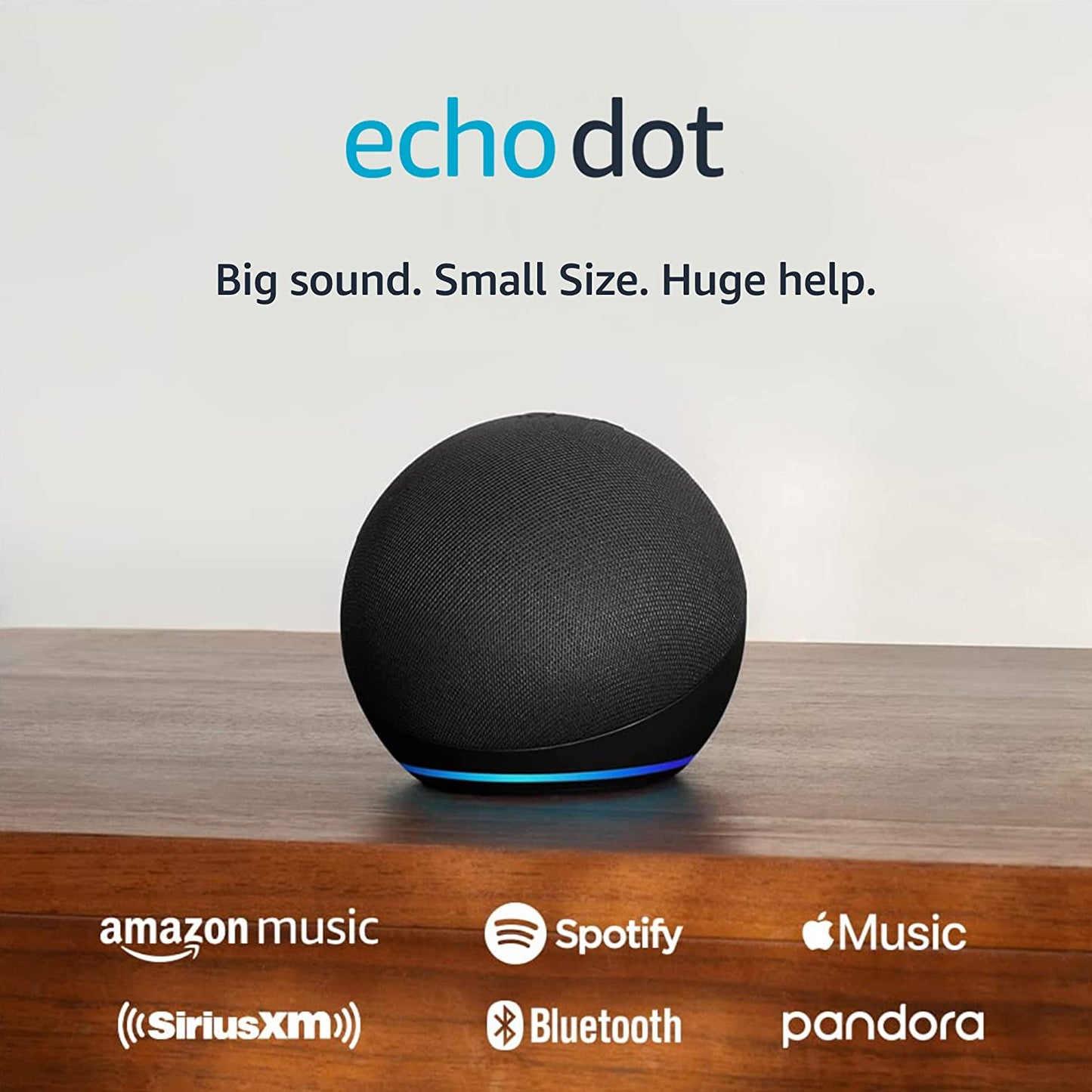 Echo Dot - Powerful Alexa Speaker with Rich Sound for Any Room - Charcoal