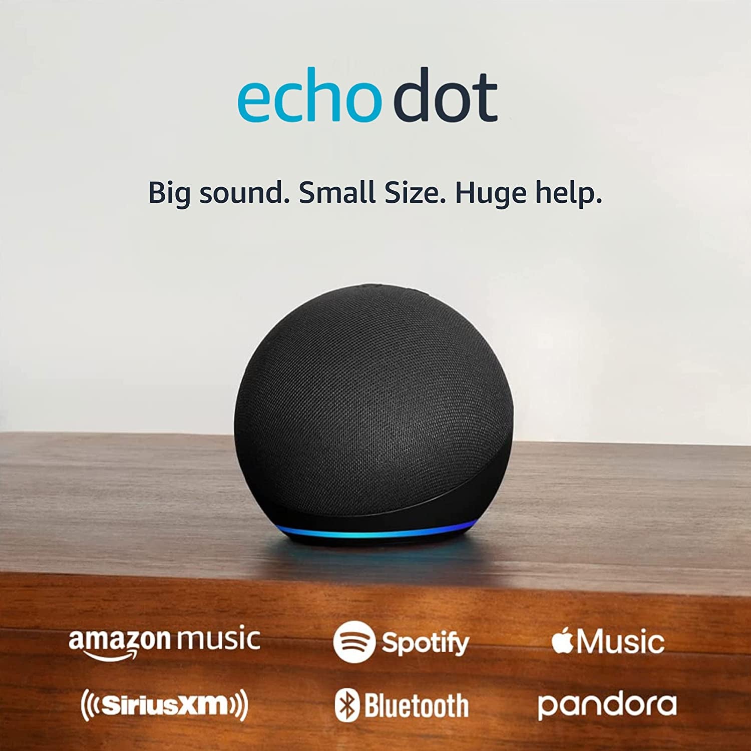 Echo Dot - Powerful Alexa Speaker with Rich Sound for Any Room - Charcoal
