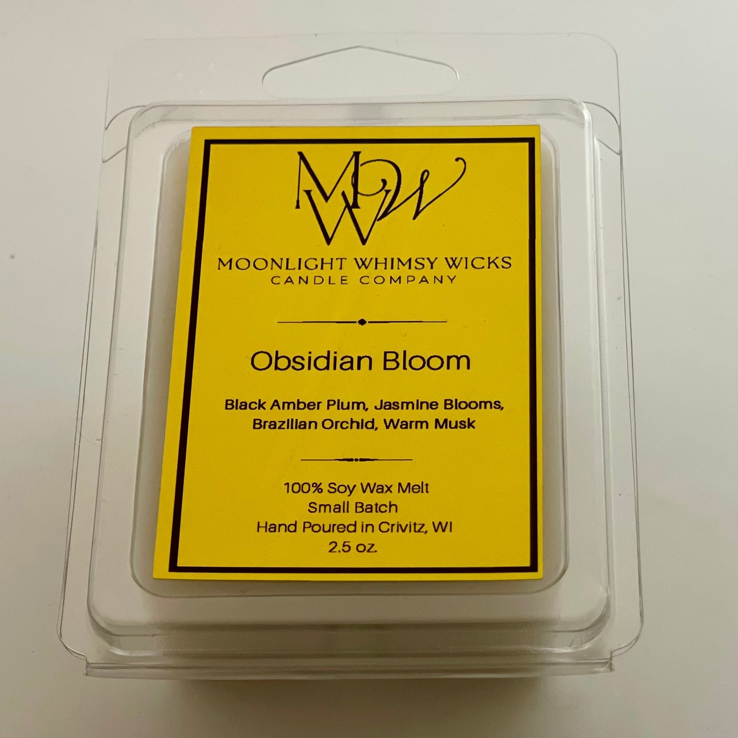 Obsidian Bloom | Luxury Wax Melt