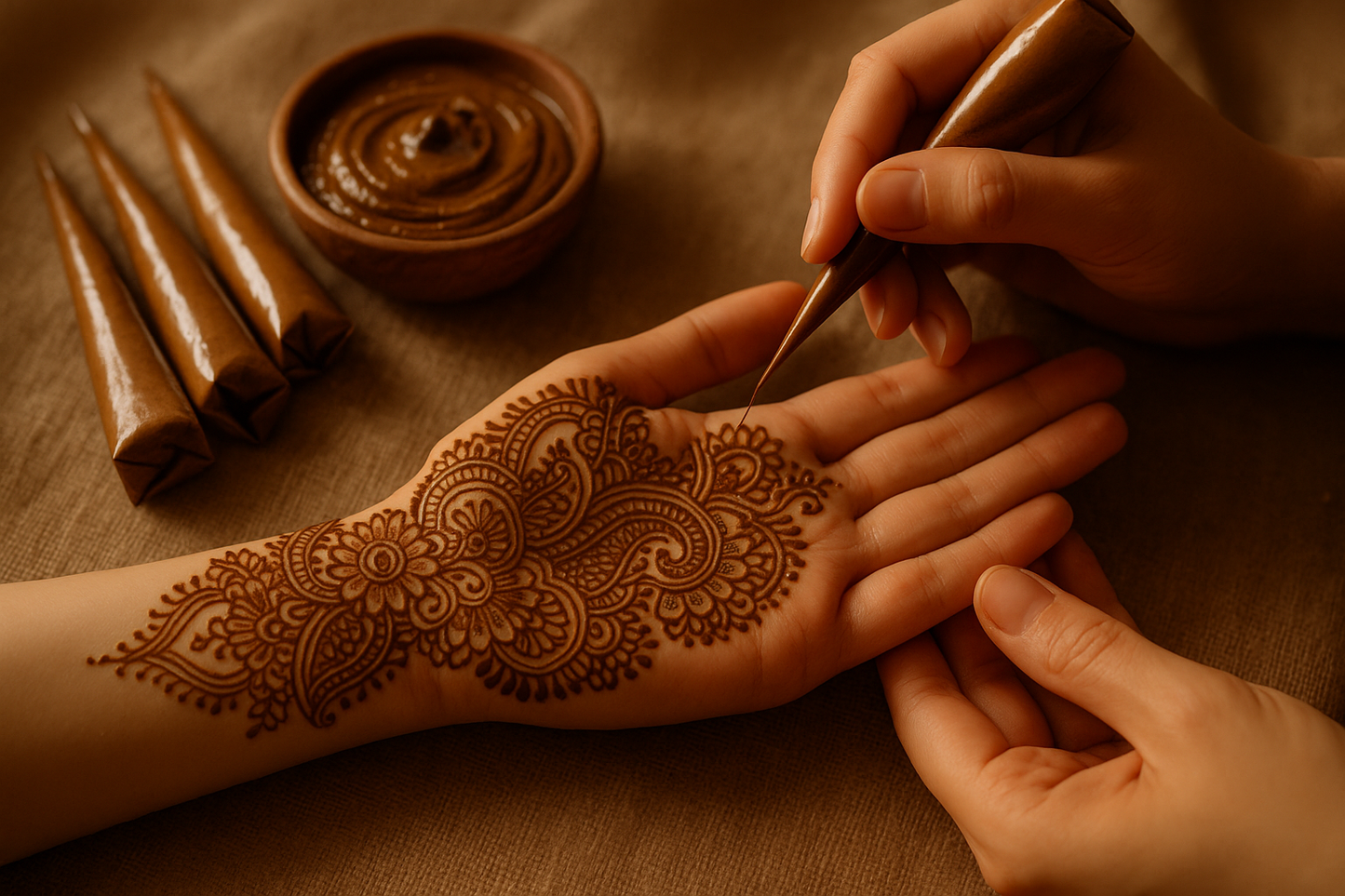 brown henna