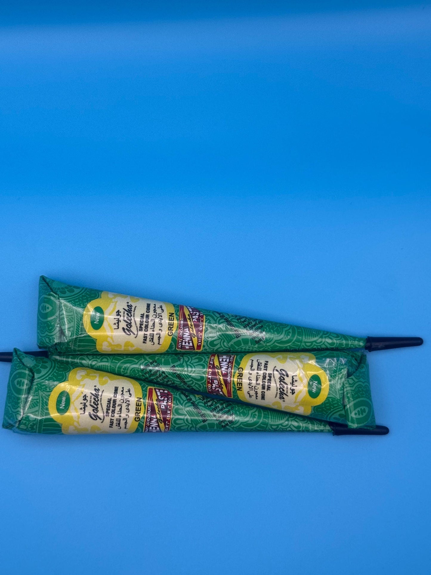 2pcs green henna cone