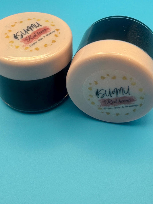 Red Henna dips for fingers