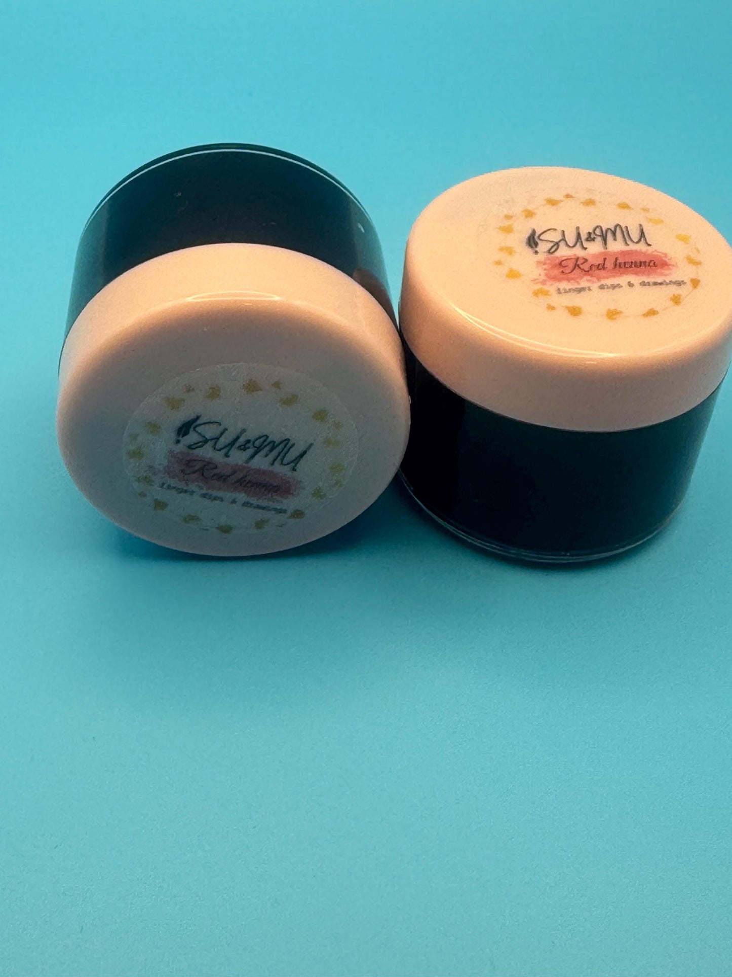 Red Henna dips for fingers