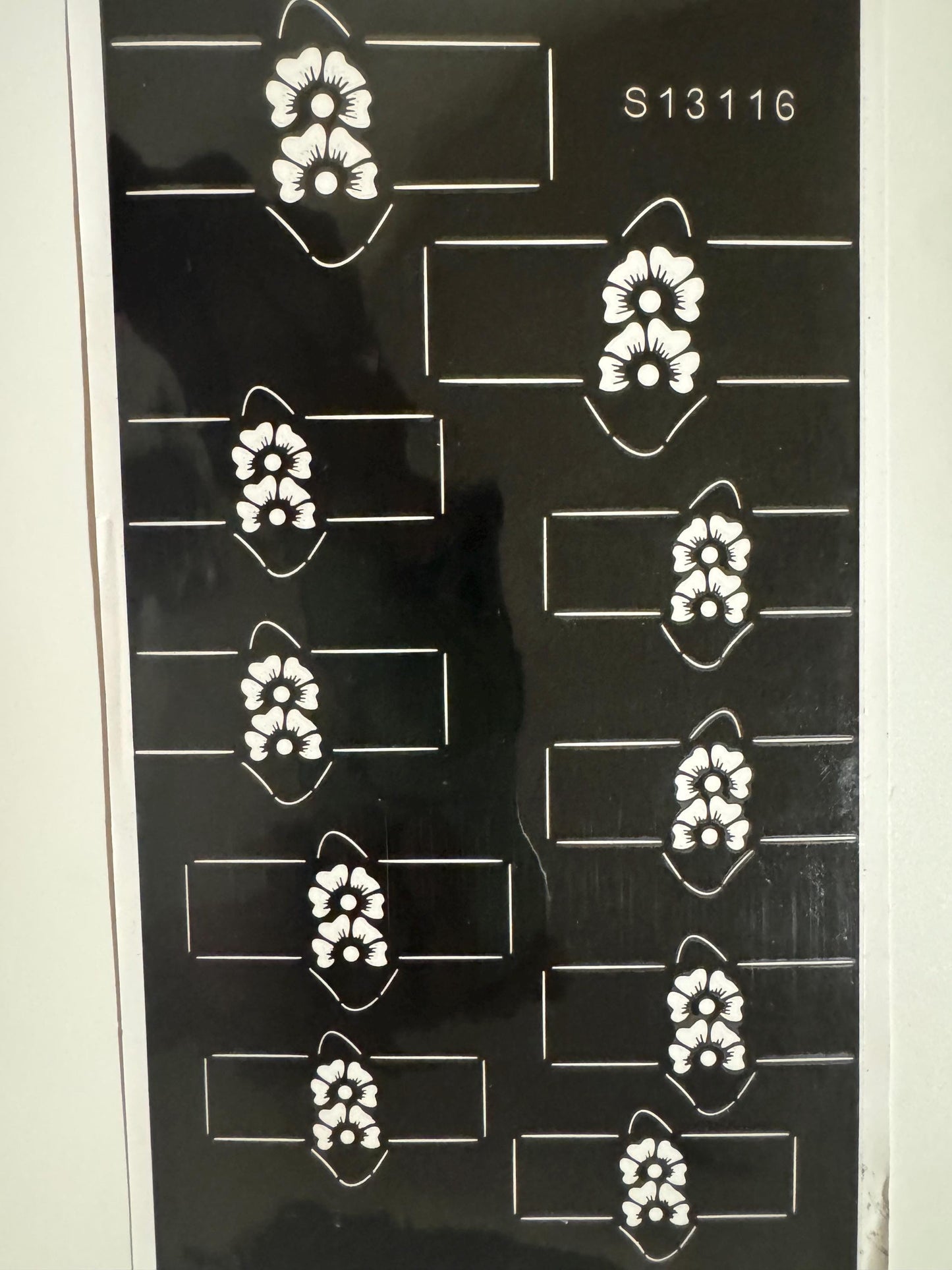 henna fingers stickers 3 pcs